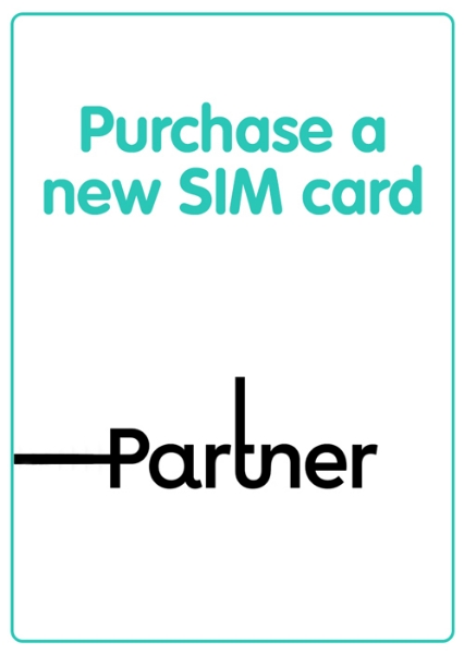 Picture of Purchase a new Partner local SIM card. SIM is not prepaid.