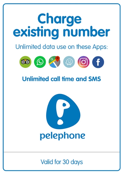 Picture of Pelephone - Unlimited calls and SMS + 500 GB Data