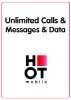 Picture of Hot Mobile - Unlimited calls and SMS + 100 GB Data+ 30 NIS calls abroad