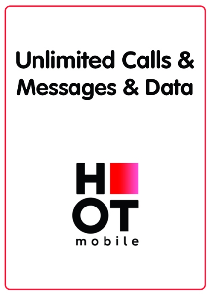 Picture of Hot Mobile - Unlimited calls and SMS + 500 GB Data