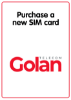 Picture of Purchase new prepaid "Golan Telecom" local SIM card starting at 