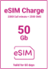 תמונה של Esim prepaid עם 50 גיגה + שיחות והודעות ל60 יום 